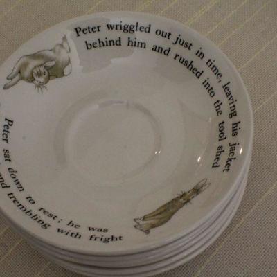 LOT #330: HUGE Wedgewoodâ„¢ Beatrix Potter Peter Rabbit Theme China Set