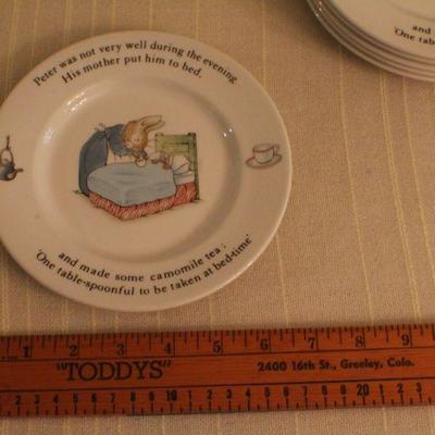 LOT #330: HUGE Wedgewoodâ„¢ Beatrix Potter Peter Rabbit Theme China Set