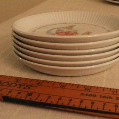 LOT #330: HUGE Wedgewoodâ„¢ Beatrix Potter Peter Rabbit Theme China Set