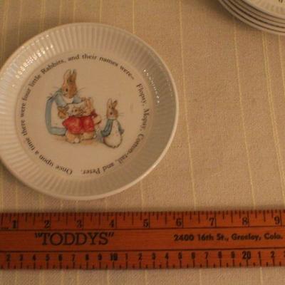 LOT #330: HUGE Wedgewoodâ„¢ Beatrix Potter Peter Rabbit Theme China Set