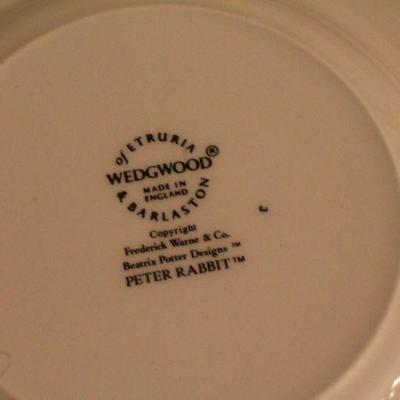 LOT #330: HUGE Wedgewoodâ„¢ Beatrix Potter Peter Rabbit Theme China Set
