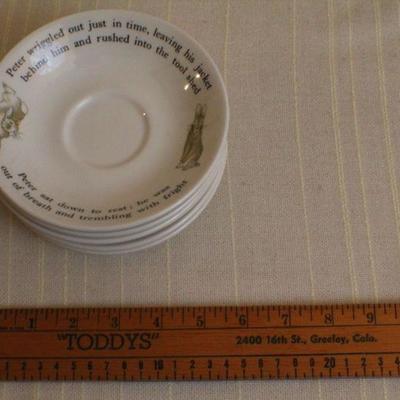 LOT #330: HUGE Wedgewoodâ„¢ Beatrix Potter Peter Rabbit Theme China Set