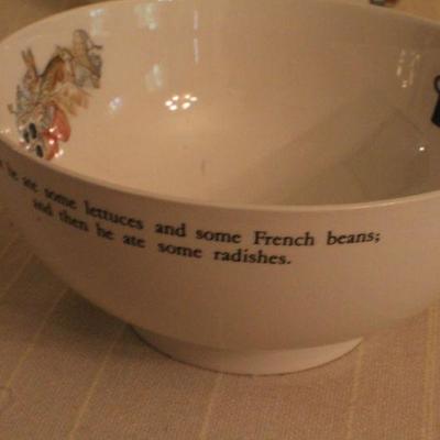 LOT #330: HUGE Wedgewoodâ„¢ Beatrix Potter Peter Rabbit Theme China Set