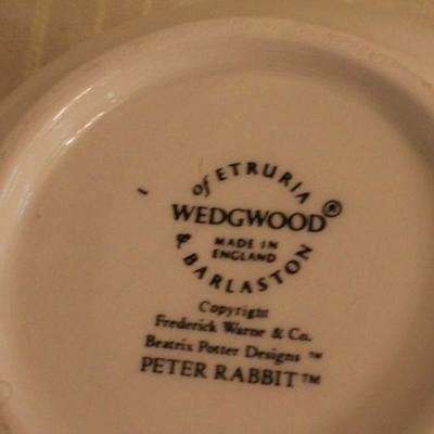 LOT #330: HUGE Wedgewoodâ„¢ Beatrix Potter Peter Rabbit Theme China Set