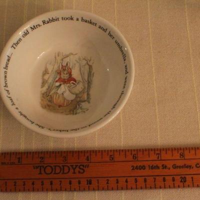 LOT #330: HUGE Wedgewoodâ„¢ Beatrix Potter Peter Rabbit Theme China Set