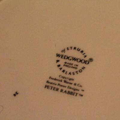 LOT #330: HUGE Wedgewoodâ„¢ Beatrix Potter Peter Rabbit Theme China Set