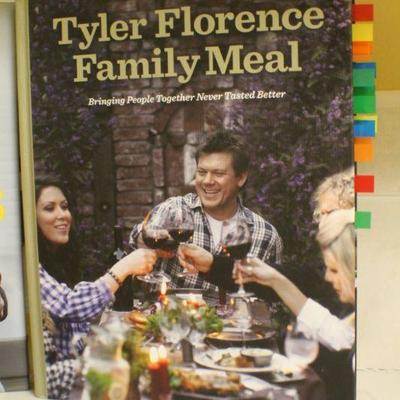 LOT #335: (4) Assorted Hardback Cookbooks ( Jamie Deen, Tyler Florence, etc.)