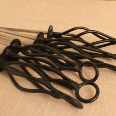 LOT #339: Set of Ornate Skewers (6 Total)