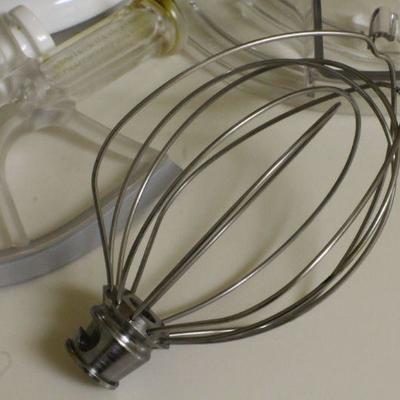LOT #340: KITCHENAIDâ„¢ Mixer w/ Accessory Bundle