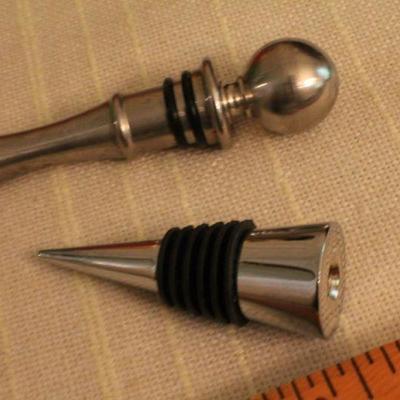 LOT #341: Assortment of Wine Stops w/ Seal Razor