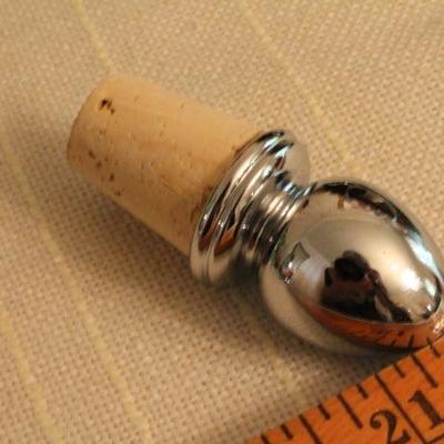 LOT #341: Assortment of Wine Stops w/ Seal Razor