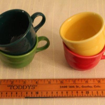 LOT #342: HUGE Mid Century Modern FIESTAâ„¢ Colorful Dinnerware Set