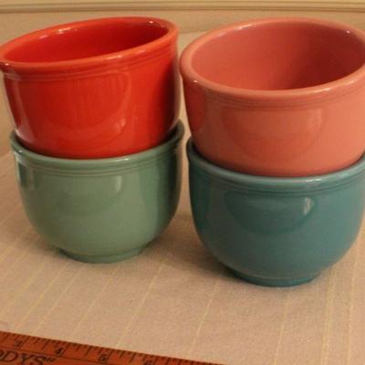 LOT #342: HUGE Mid Century Modern FIESTAâ„¢ Colorful Dinnerware Set