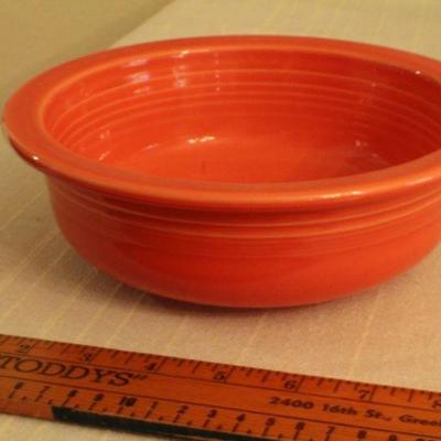 LOT #342: HUGE Mid Century Modern FIESTAâ„¢ Colorful Dinnerware Set