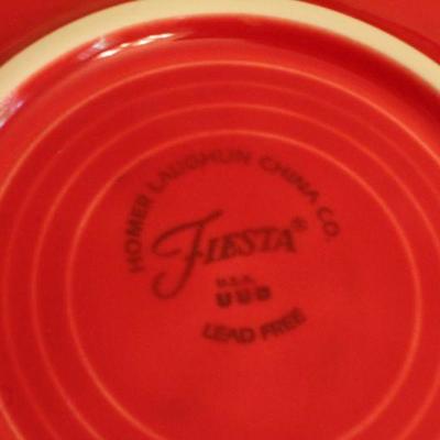 LOT #342: HUGE Mid Century Modern FIESTAâ„¢ Colorful Dinnerware Set