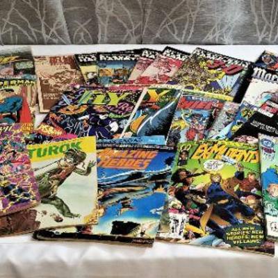 Lot #51   Comic Book lot - 49 in all - Black/White - Superhero, more
