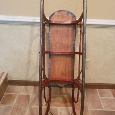 Lot 3: Antique Chippy Painted Sled