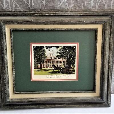 Lot #64  Randall Thompson signed print - Houmas House Plantation