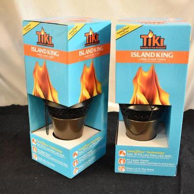 Lot 99:  Tiki Torches