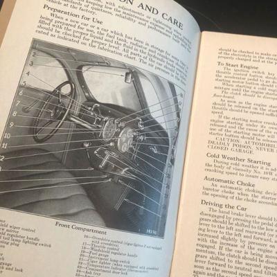 Airflow Chrysler Eight Instruction book