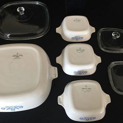 4 Pcs Corningware Lot # 203