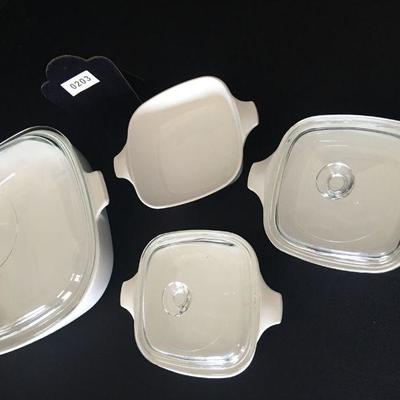 4 Pcs Corningware Lot # 203