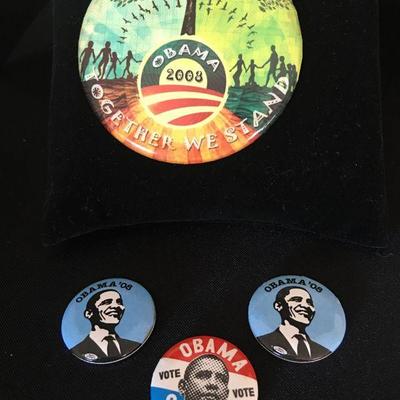 President Obama Campaign Collectible & Misc. Lot. Lot # 209