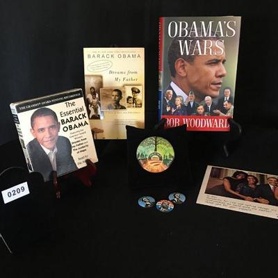President Obama Campaign Collectible & Misc. Lot. Lot # 209
