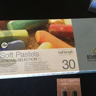 5 Boxes of assorted soft chalk pastels Lot 216