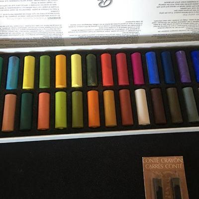 5 Boxes of assorted soft chalk pastels Lot 216