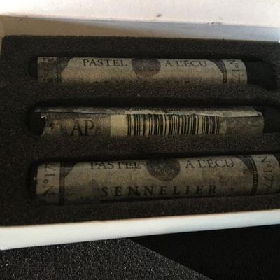 5 Boxes of assorted soft chalk pastels Lot 216