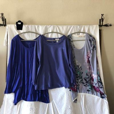 Lot of 3 Soft Surroundings Tops Lot # 164