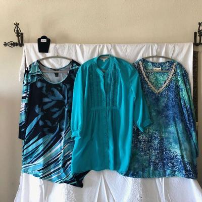 Lot of 3 Coldwater Creek Ladies Tops Lot 165 