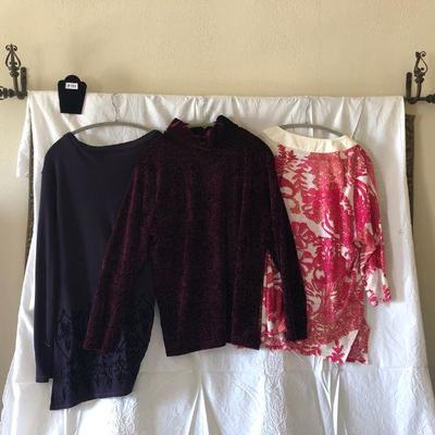 Lot of 3 Coldwater Creek Ladies Tops Lot 165 