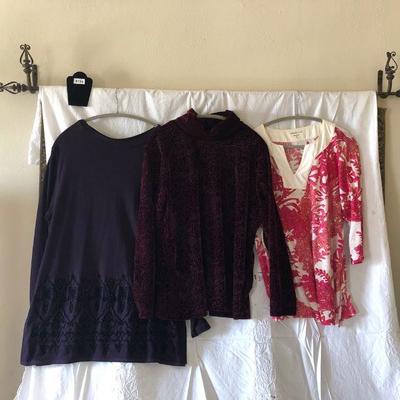 Lot of 3 Coldwater Creek Ladies Tops Lot 165 