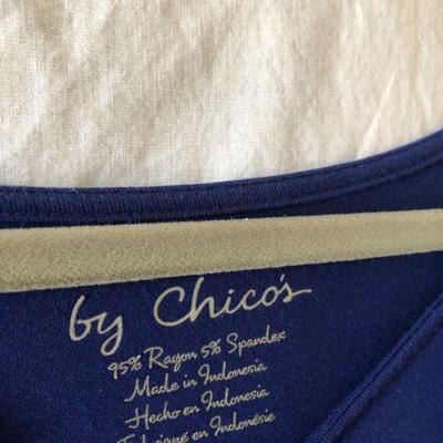 Lot of 3 Chicos Ladies Tops Lot 167