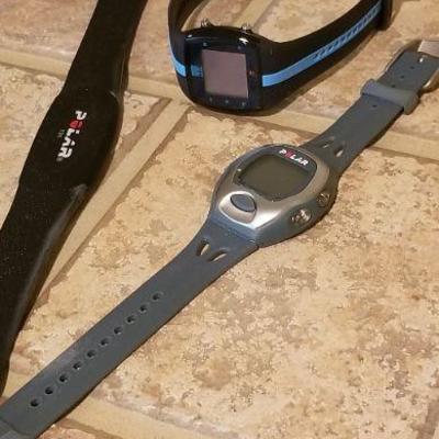 LOT #29: Bundle of (3) POLAR Heart Monitor Watches - All need battery