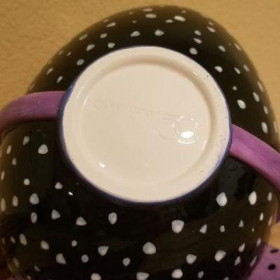 LOT #32: Vintage Department 56 Polka Dot Set