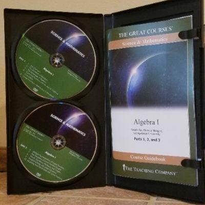 LOT #38: THE GREAT COURSES Algebra 1 3-Part Series Homeschool Supplement