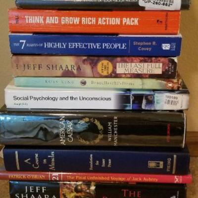 LOT #42: Bundle of Assorted Books (The last full measure,...)
