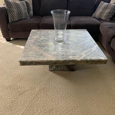 Lot 2 heavy marble coffee table