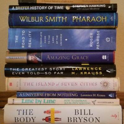 LOT #44: Bundle of Assorted Books (The Body, ...)