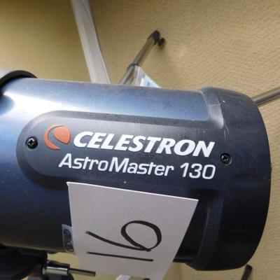 Lot 16  Celestron Astro master 130 telescope