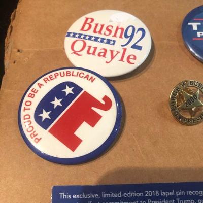 Political buttons