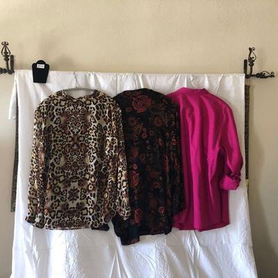 Lot of 3 Coldwater Creek Ladies Button tops all 1X Lot 173