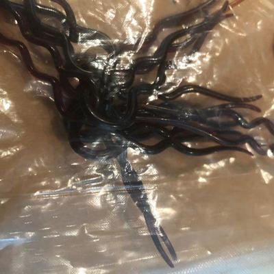 Bag of old hair pins