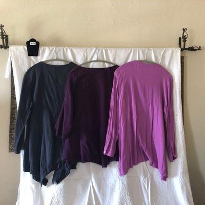 Lot of 3 Soft Surroundings Ladies Tops Lot 175