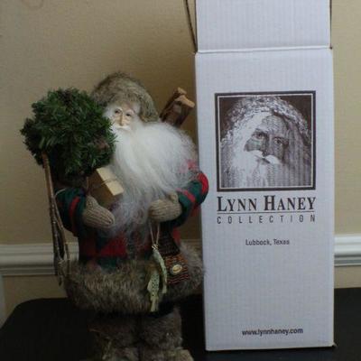 LOT #56: Vintage Lynn Haney Collectionâ„¢ Handmade Santa Claus w/ Fur Boots