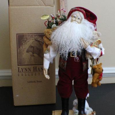 LOT #57: Vintage Lynn Haney Collectionâ„¢ Santa Claus w/ Bag of Toys