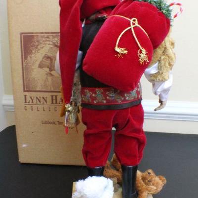LOT #57: Vintage Lynn Haney Collectionâ„¢ Santa Claus w/ Bag of Toys